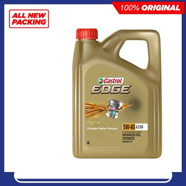 CASTROL EDGE 5W-40 Advanced FULL SYNTHETIC ENGINE OIL 4L